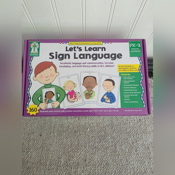 Key Educator | Other | Lets Learn Sign Language Grades Pk2 Key ...